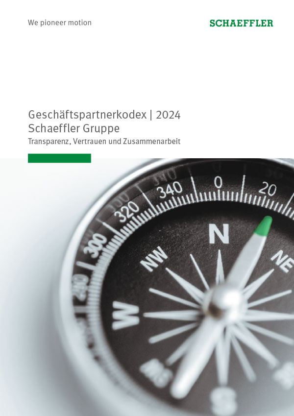 Geschäftspartnerkodex | 2024 Schaeffler Gruppe