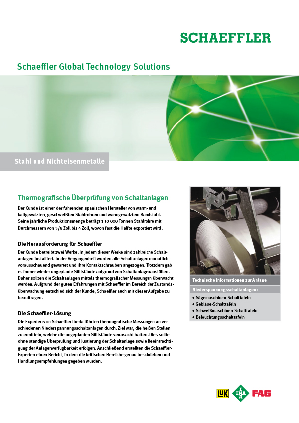 Thermographic Examination Of Cabinets Media Library Schaeffler