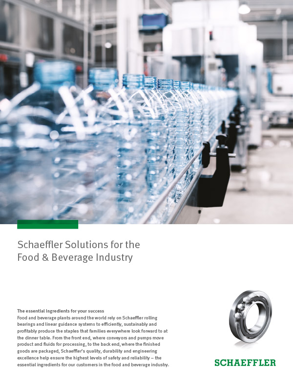 Schaeffler Solutions for the Food & Beverage Industry Publications