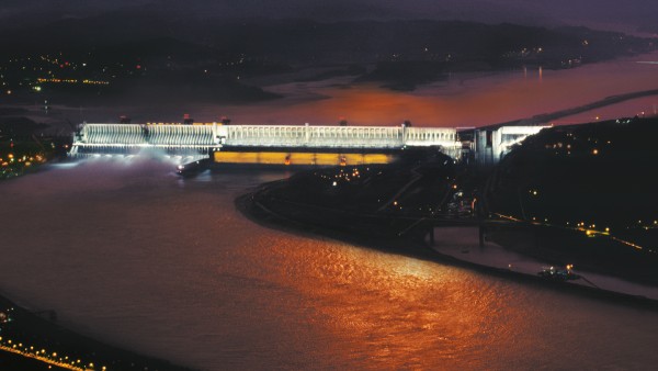 Konventionelle Wasserkraft: Drei-Schluchten-Staudamm in China