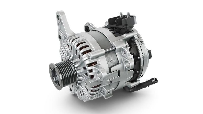 48 V Belt-Driven Starter Generator - Hybrid-Cooled