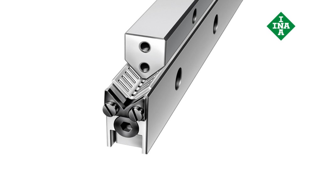Schaeffler Linearführungen: M-/V-Führungsschienen mit Winkel-Flachkäfig