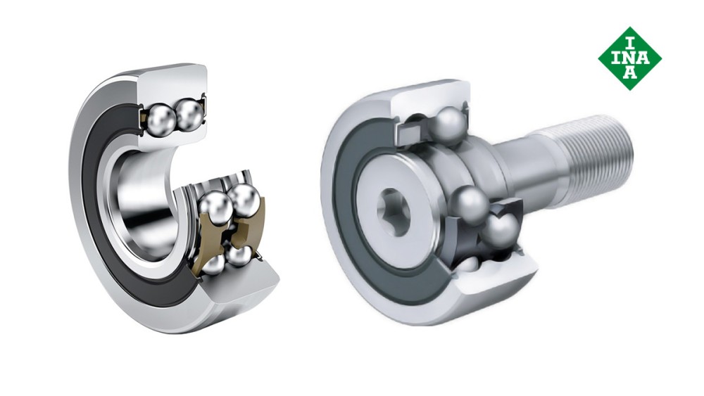 Cam follower outlet bearings