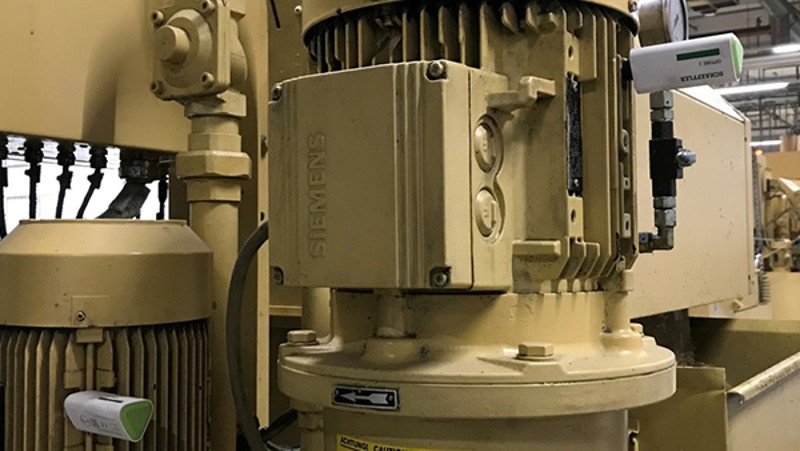 Monitoring motors in milling machines