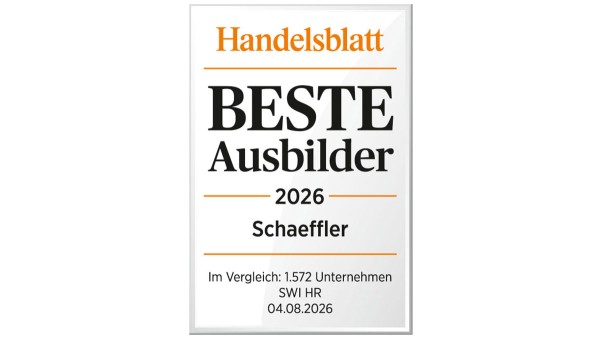 Schaeffler Handelsblatt Beste Ausbilder 2026
